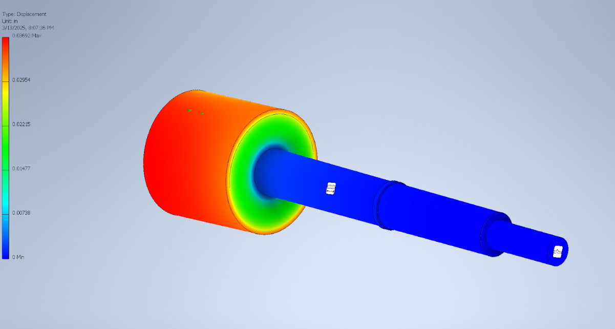 FEA Result 1 - Displacement